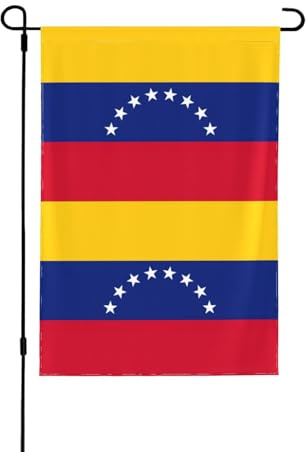 Bandera de Venezuela, bandera de jardín de otoño de doble cara, decoración de temporada duradera para decoración de porche delantero