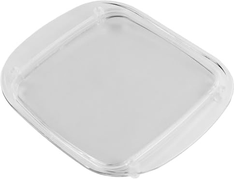 REBECCAHOWARD Assiette de caisse, transparente, antidérapante, comme assiette de paiement pour comptoir, bol à monnaie, système de caisse pour le chargement, les cafés glacés, 21 x 17 cm