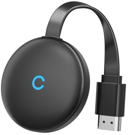 4K Wireless HDMI Dongle, HD Wireless HDMI Adapter, Miracast Display Adapter für TV Stick/Beamer/Monitor, Kabellos HiFi Display Dongle für Tablet/Android/Windows/Mac OS auf PC/HDTV/Projektor/Airplay