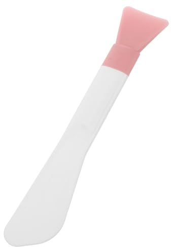 CHILDWEET Cepillo Aplicador de Silicona para Mascarilla Facial Doble Cabezal, Espátula Pequeña Reutilizable para Maquillaje, Aplicador de Crema y Arcilla, Herramienta de Belleza