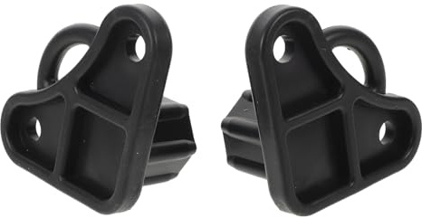 Didiseaon Support de Fond de Tente Polyvalent en Plastique Noir 2pcs pour Pied de Parasol et Accessoires D'auvent, Solide Activités Extérieures et Jardin