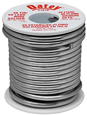 Oatey 21018 40/60 Wire Solder, 0.125-Inch ga. - 1 lb.