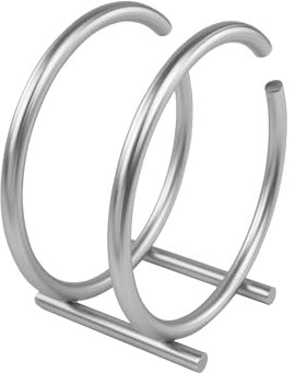 Spectrum 50278 Euro Round Napkin Holder, Satin Nickel