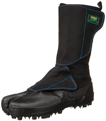 Samurai market Japanese Working Spiked Hard-Toe Boots: Magic Spike (26 cm) Black