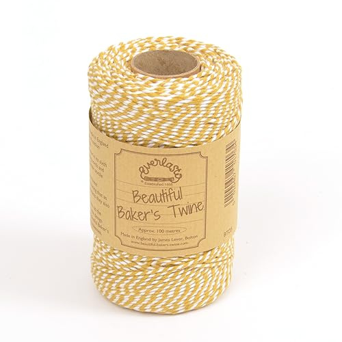 100m - Everlasto Original 'Beautiful Bakers Twine' (2mm approx) (York Gold)