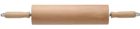HENDI Nudelholz, Teigrolle, Kugelgelagert, ø75x380/590mm