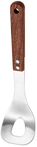 WINIAER Meat Baller Spoons, Meat Make Scoop, Non Stick Meatball Maker Spoon, Stainless Steel Meat Baller Spoon with Wooden Handle Kitchen Cooking Utensil, for Cake Ice Cream Ball Making