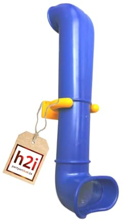 h2i Periskop Spielturm & Spielhaus | Sehrohr aus wetterfestem Kunststoff | Fernrohr für den Blick um die Ecke | Kinder Teleskop für Kletterturm | Spielturm Zubehör in blau