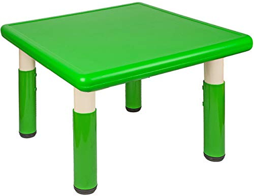 alles-meine.de GmbH Kindertisch/Tisch - höhenverstellbar - Größen & Farbwahl - 1 bis 8 Jahre - grün - Plastik - für INNEN & AUßEN - Kindermöbel - für Kinder - Mädchen & Jungen ..