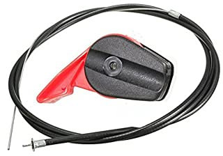 SPORTARC Kit maniglia di controllo della leva dell'interruttore del cavo dell'acceleratore per tosaerba universale da 65