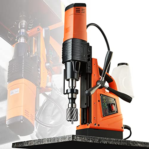 Taladro Magnético, 1500 W Taladro De Núcleo Magnético, MAX. 60 Mm Taladro Magnético De Columna, 15000 N Taladro Electromagnético, Sistema De Perforación Electromagnética