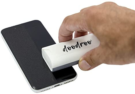 doodroo - Reinigungsset Touchscreen Reinigung, Oberfläche aus Superfaser, Keine Beschädigung des Bildschirms, Reinigt, Ideal für Jedes iPhone, Smartphone, iPad, Tablet, Wiederaufladbar und Waschbar