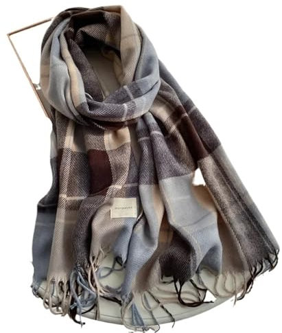 YUKORT Winter-Strickschal FüR MäNner Dicke warme Winter Schal Design Druck Frauen Dame Wrap Quaste Schals gestrickte Männer Foulard Schal Herren (Color : Wt16, Size : 180X60CM)