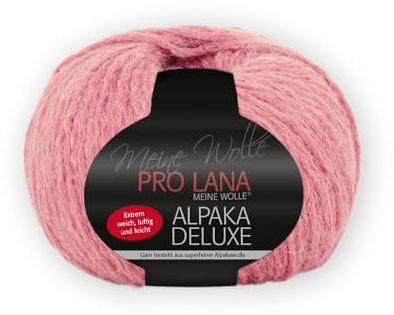 PRO LANA Alpaka Deluxe - Farbe: Azalee (35) - 50 g/ca. 150 m Wolle