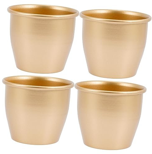 POPETPOP 4 Stücke Pflanzer Topf Eisen Stehen Blumentopf Für Pflanzen Chic Wohnzimmer Decor