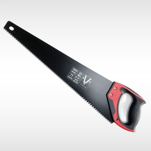 Dunnet Tools 505mm Wood Hand Saw Fine Tooth Back Saw for Precision Woodwork and Carpentry Backsaw Handsaw with Steel Blade and Soft Grip Handle Joiners Tools