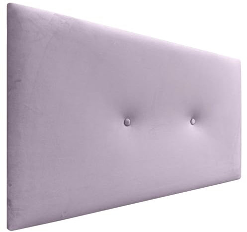 DHOME Kopfteil aus glattem Samt mit Knöpfen, hohe Qualität, modernes gepolstertes Kopfteil, Luxus-Bett, gepolstertes Schlafzimmer (Lachsfarben, 90cm)