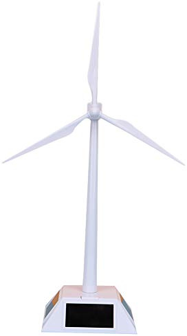 Solar Windrad Modell, Kleines Windräder Modelle Kinder Solar Windmühlen Modelle Desktop Windkraftanlage Modell Craft, für Frühes Pädagogisches Windmühle Ornament