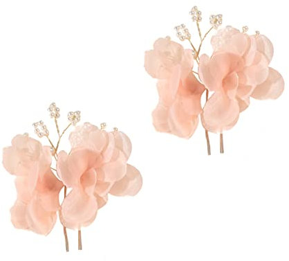 Healvian 2pezzi Accessori Per U-shaped Hair Fork Con e Speciali Fermagli Per e Ragazze