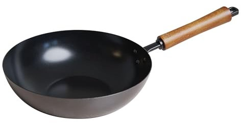 Joyce Chen Classic Series 9.5-Inch Ceramic Nonstick Carbon Steel Stir Fry Pan