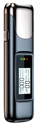 Crisalide® Etilometro Portatile Ricaricabile – Misuratore Alcol Preciso con Display Digitale, Sensore a Semiconduttore, USB-C – Test Alcol nel Respiro, Breathalyzer Compatto per Uso Personale