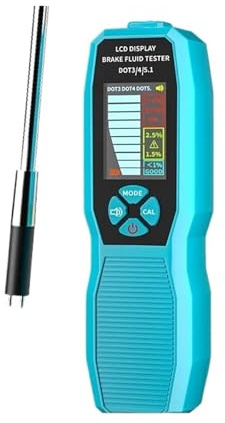 Comprobador de líquido de frenos, Comprobador De Aceite De Freno Multifuncional, Bolígrafo De Detección De Humedad Del Líquido De Frenos De Alta Precisión, Herramienta De Reparación De Pantalla De Cri