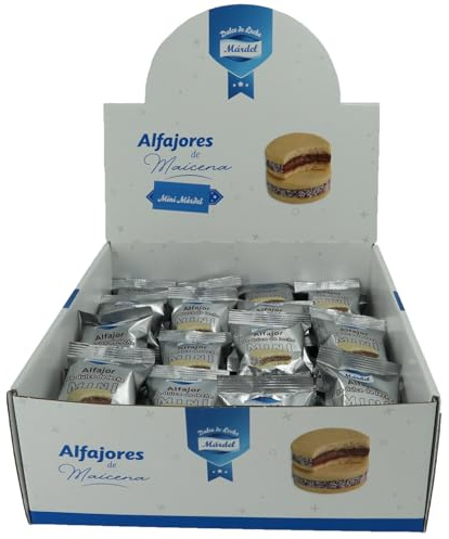 Alfajores Mardel – Caja de 48 Mini Alfajores de Maicena con Dulce de Leche (22 g c/u) | Alfajores con Cálidad Tradicional Argentinos | Caseros y Espolvoreados con Coco | Delicias para Compartir