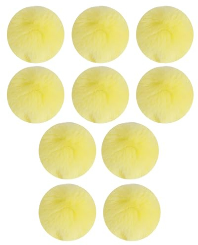 10pcs Pompoms Fuzzy Hair Weiche Pompon Schlüsselbund Nähen Auf Schalhutschuhen Kleidung Handwerk Dekoration Strickversorgung Pompons Machen Kits Machen Kits