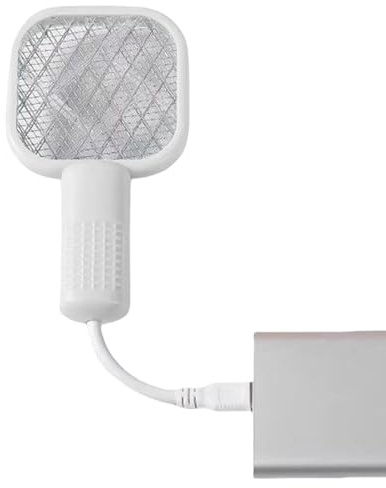 Racchetta elettrica anti-mosche – Racchetta elettrica a uccidere mosca – Lampada Luminetuse con griglia di sicurezza per casa cucina interna esterna