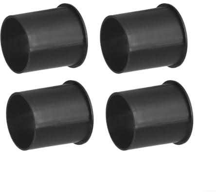 Vier Staubsauger-Adapter, Länge je 37 x 65 mm, reduziert vom Innendurchmesser von 35 mm, passt auf 32 mm