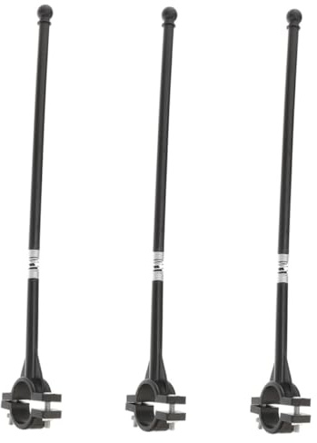 SOPOTUTU 3 per Bicicletta Abs Manubrio Facile Installare per Sicurezza e Decorazione Compatibili con Bandiere Piccole per