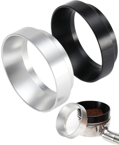 FUGLUS 2 Anello Dosatore Caffè Magnetico 58mm, Accessori Barista – Imbuto Dosatore Caffè 58mm in Lega di Alluminio per Portafiltro, Accessori Espresso Ideali per Casa e Caffè