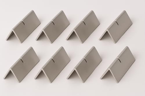 Set poggiaposate trinagolare da tavolo acciaio INOX, porta 3 posate inossidabile, Design Elegante, Idea Regalo per Mise En Place di lusso per ristorante forchetta, coltello e cucchiaio (Inox, 8)