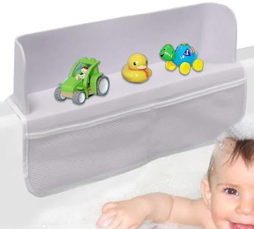 Paraspruzzi per doccia per bambini - Barriera in morbido silicone, Protezione ṕer l'acqua della vasca da bagno, Funzione di contenimento delle fuoriuscite, Accessorio di sicurezza p̀er il bagno | Prot