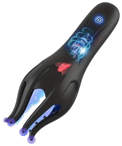 Automatic Sucking Male Sex Toys for Men – Ultra Automatic Male Masturbator 10 Vibration Modes Realistic 3D Internal Texture for Penis Stimulation Wellness Massager with Suction Cup