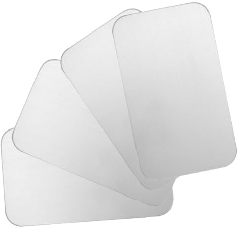 NESTINGHO Piastra Refrigerante Tappetino Rinfrescante Estivo in Alluminio 4 Pezzi Eccellente Conducibilità Termica Riutilizzabile per Conigli e Criceti