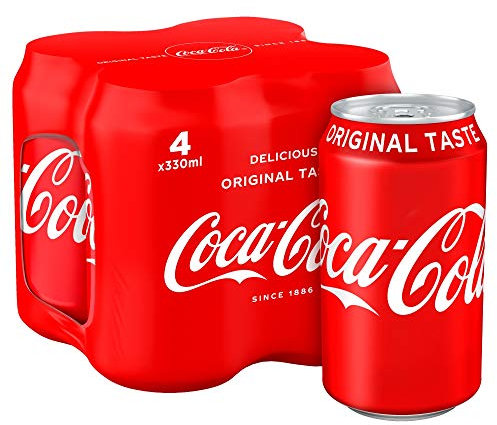 Coca-Cola Original Taste Barattoli 4 x 330 ml