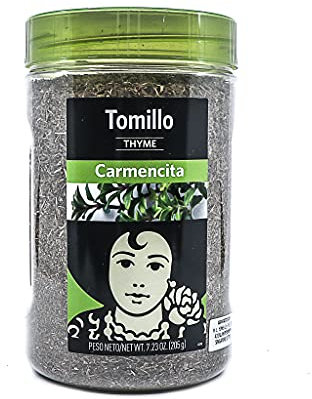 Carmencita - Tomillo - Hierba Aromatica - Insustituible a la hora de Cocinar - 205 Gramos