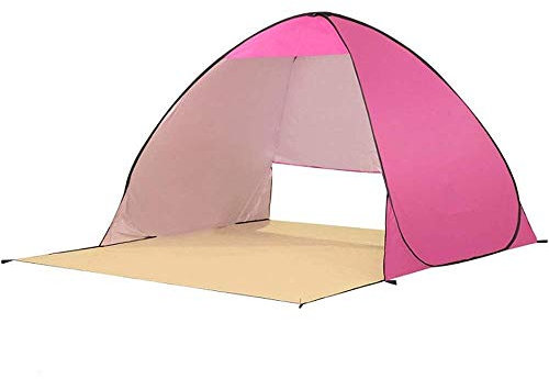 LHLYL-DP Family Tent Camping Tent 2-3 Person Beach Tent Super Beach Umbrella Outdoor Sun Shelter Cabana Automatic Pop Up Outdoor Tent
