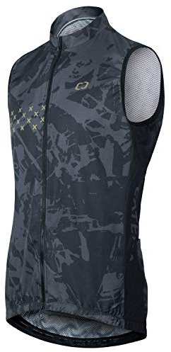 CATENA Gilet da Ciclismo Antivento da Uomo - Leggero e Traspirante, Senza Maniche per Corsa e Sport All'aria Aperta