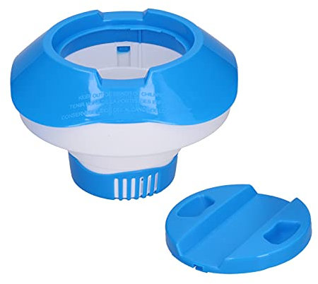 Dispenser galleggiante telescopico per pastiglie di cloro, con bromo e cloro per piscina, spa, vasca idromassaggio e fontana, dispenser di cloro galleggiante, telescopio da 20,3 cm