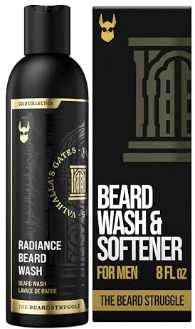 The Beard Struggle Bartshampoo für Männer – Natürliches Bartpflege Shampoo für Tiefenreinigung & weichen Bart – 240 ml