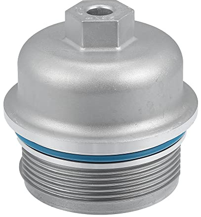 A ABSOPRO Capuchon De Filtre À Huile Pour Chevrolet Camaro 3.6L 10-15 1pc | Matière: Métal, Couleur: Argent, Taille: 7.2x7.7cm, OE: 12583470, Pour Chevrolet Caprice 12-17, Pour Cadillac CTS 04-15