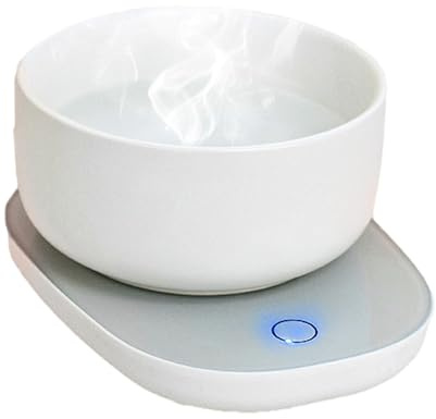 Goowafur Mangiatoia per Animali con Riscaldamento Elettrico, Ciotola per Gatti riscaldata | Riscaldatore USB per Alimenti per Animali Domestici a Basso Rumore - Tappetino riscaldante e Ciotola