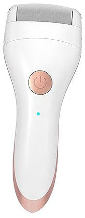Ipetboom Râpe Électrique Épilateur De Callosités Usb Rechargeable Pour Soin à Domicile Élimine La Peau Morte Zones Rugueuses Blanc