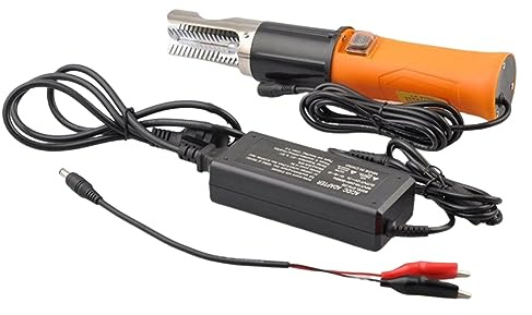 Desikixudy Escamador Pescado EléCtrico 6800 Eliminador Escamas Pescado hacia Adelante y hacia AtráS Limpiador Herramientas para Mariscos Limpiador PortáTil A Prueba Agua Enchufe la UE