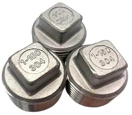 1/8'' - 2'' NPT Außengewinde Quadratischer erhabener Stopfen 304 Edelstahl DN6 - DN50 Wasserrohrverschraubung Gelenkverbinder(2)
