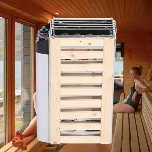 Electric Steam Bath Sauna Heater, Multifunctional Sauna Heater Stainless Steel Heating Tube Optional Sauna Stones Sauna Stove for Family Hotel Spa Shower,NoSaunaStone