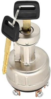 Blocchetto Accensione a Chiave Universale da 12V Interruttore di accensione dell'escavatore con 2 chiavi 08086-10000 Adatto per escavatore Komatsu PC10UU PC40 PC60-7
