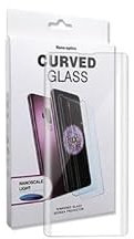 Protector de pantalla compatible con SAMSUNG GALAXY S22 ULTRA 5G * Cristal templado curvo * Pegamento luz lámpara UV